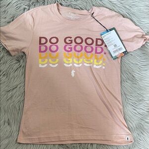 Cotopaxi Pink and Yellow Graphic Tee